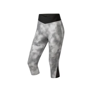 CRIVIT Damen Funktionscapri, schnelltrocknend (grau, L(44/46)) - B-Ware neuwertig