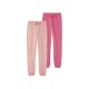 pepperts!® Kinder Sweathosen, 2 Stück, mit Baumwolle (rose/pink, 146/152) - B-Ware neuwertig