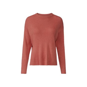 esmara® Damen Feinstrick-Pullover mit Bündchen (orange, M(40/42)) - B-Ware neuwertig