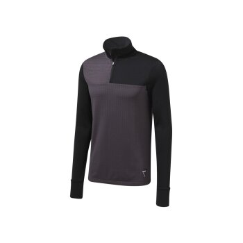 CRIVIT Herren Thermo-Funktionsshirt, angenehm weich und wärmend (schwarz/grau, S (44/46)) - B-Ware neuwertig