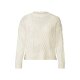 esmara® Damen Grobstrick-Pullover, leger geschnitten (Weiß, L(44/46)) - B-Ware neuwertig