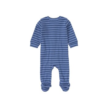 lupilu® Baby Schlafoverall aus reiner Bio-Baumwolle (blau, 62) - B-Ware neuwertig
