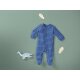 lupilu® Baby Schlafoverall aus reiner Bio-Baumwolle (blau, 62) - B-Ware neuwertig