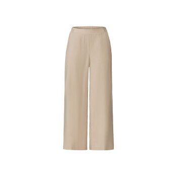 esmara® Damen Stoffhose, extrahoch geschnitten (beige, 42) - B-Ware neuwertig