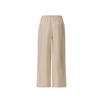esmara® Damen Stoffhose, extrahoch geschnitten (beige, 42) - B-Ware neuwertig