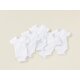 lupilu® Baby Bodys, 5 Stück, aus reiner Bio-Baumwolle (Weiß, 50/56) - B-Ware neuwertig