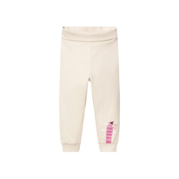 lupilu® Baby Jogginghosen, 3 Stück, mit Bio-Baumwolle (Streifen/weiß/lila, 74/80) - B-Ware neuwertig