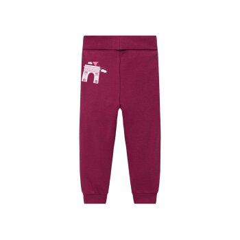 lupilu® Baby Jogginghosen, 3 Stück, mit Bio-Baumwolle (Streifen/weiß/lila, 74/80) - B-Ware neuwertig