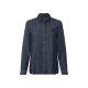 esmara® Damen Bluse, im Denim-Look (dunkelblau, 46) - B-Ware neuwertig
