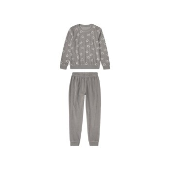 pepperts!® Kinder-Mädchen-Pyjama, aus kuschelig...