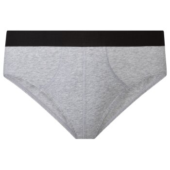 LIVERGY® Herren Slips, 3 Stück, mit hohem Baumwollanteil (schwarz/grau/weiß, 4/S) - B-Ware neuwertig