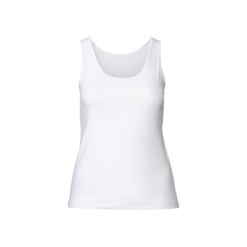 esmara® Damen Achselhemden, 3 Stück, mit hohem Baumwollanteil (schwarz/weiß, 3XL(56/58)) - B-Ware neuwertig