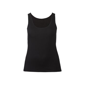 esmara® Damen Achselhemden, 3 Stück, mit hohem Baumwollanteil (schwarz/weiß, 3XL(56/58)) - B-Ware neuwertig