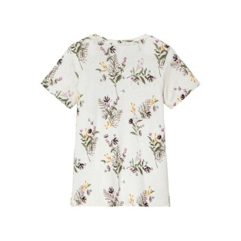 LUPILU® Kleinkinder/Kinder T-Shirts, 2 Stück, mit Leinen (Pink/Weiß, 122/128) - B-Ware neuwertig