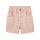 LUPILU® Kleinkinder Denim Paperbagshorts aus reiner Baumwolle (Pink, 122/128) - B-Ware neuwertig