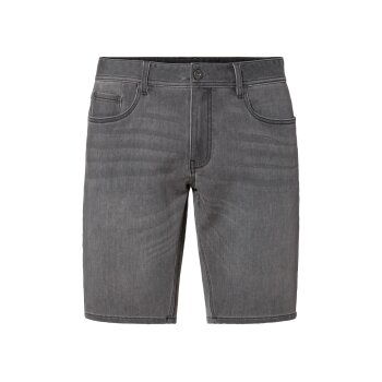 LIVERGY® Herren Sweat-Denim-Bermudas mit Baumwolle (Grau, 48) - B-Ware neuwertig