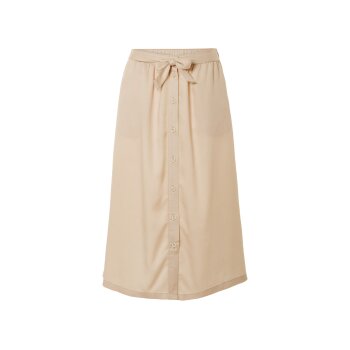 esmara® Damen Midirock, A-Linie (Beige, 34) - B-Ware neuwertig