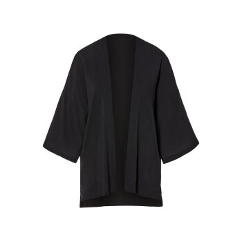 esmara® Damen Kimono, verlängerte Rückenpartie (schwarz, S (36/38)) - B-Ware neuwertig