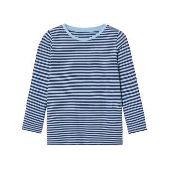 lupilu® Kinder-Langarmshirts, 3 Stück (Streifen/blau/braun, 98/104) - B-Ware neuwertig