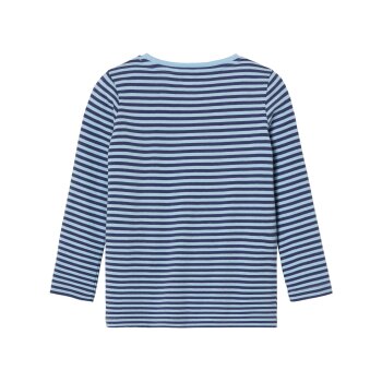 lupilu® Kinder-Langarmshirts, 3 Stück (Streifen/blau/braun, 98/104) - B-Ware neuwertig