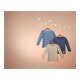 lupilu® Kinder-Langarmshirts, 3 Stück (Streifen/blau/braun, 98/104) - B-Ware neuwertig