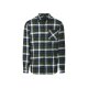 LIVERGY® Herren Flanellhemd, aus reiner Baumwolle (marine/olive, M(39/40)) - B-Ware neuwertig