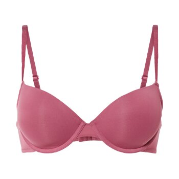 esmara® Damen Bügel-BHs, 2 Stück, gepolsterte Cups (rot/rosa, 75B) - B-Ware neuwertig