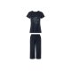 esmara® Damen Pyjama mit Caprihose (S (36/38)) - B-Ware neuwertig