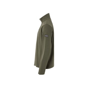 LIVERGY® Herren Troyer mit Ottoman-Struktur (Grün, L(52/54)) - B-Ware neuwertig