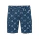 LIVERGY® Herren Jeansshorts aus reiner Baumwolle (Gemustert/blau, 34) - B-Ware neuwertig