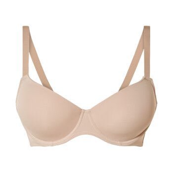 esmara® Damen Bügel-BHs, 2 Stück, mit verstellbaren Trägern (schwarz/beige, 95D) - B-Ware neuwertig