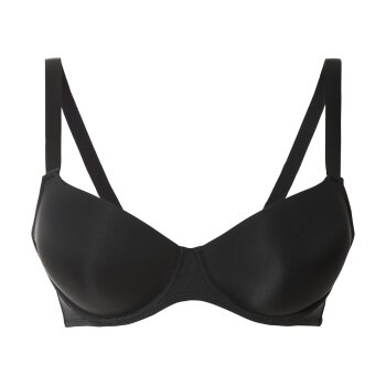 esmara® Damen Bügel-BHs, 2 Stück, mit verstellbaren Trägern (schwarz/beige, 95D) - B-Ware neuwertig