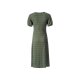 ESMARA® Damen Kleid Midi Crinkle grün (M) - B-Ware neuwertig