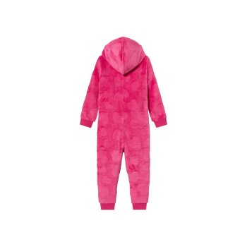 LUPILU® Kinder Plüsch-Overall, mit Bündchen (Pink, 110/116) - B-Ware neuwertig