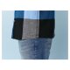LIVERGY® Herren Freizeit-Flanellhemd, mit Button-down-Kragen (schwarz/weiß/blau, L(41/42)) - B-Ware neuwertig