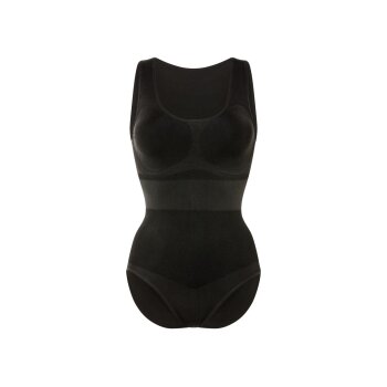 ESMARA® Damen-Soft-Shaping-Formbody, ohne Seitennähte, L, schwarz - B-Ware neuwertig