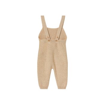 lupilu® Baby Stricklatzhose, aus reiner Bio-Baumwolle (beige, 50/56) - B-Ware neuwertig