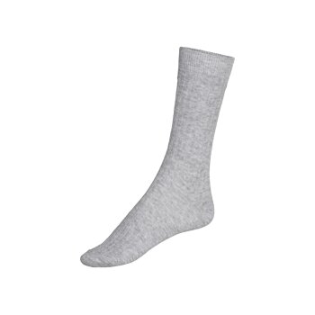 LIVERGY® Herren Socken, 5 Paar, mit Rippstruktur (Weiß/Grau, 39-42) - B-Ware neuwertig