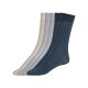 LIVERGY® Herren Socken, 5 Paar, mit Rippstruktur (Weiß/Grau, 39-42) - B-Ware neuwertig