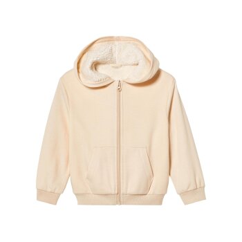 lupilu® Kinder Sweatjacke, mit Teddyfutter (Creme, 110/116) - B-Ware neuwertig
