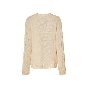 ESMARA® Damen Strickpullover, mit Wollanteil (Beige, L(44/46)) - B-Ware neuwertig