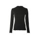 esmara® Damen Rollkragenshirt in Ripp-Qualität (schwarz, M (40/42)) - B-Ware neuwertig