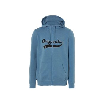 LIVERGY® Herren-Sweatjacke, mit Baumwolle, M, blau - B-Ware neuwertig