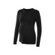 esmara® Damen Umstands-Langarmshirt, in modischer Ripp-Qualität (Schwarz, L(44/46)) - B-Ware neuwertig