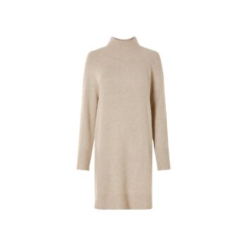 esmara® Damen Strickkleid mit Seitenschlitzen (beige, S(36/38)) - B-Ware neuwertig