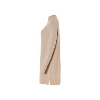 esmara® Damen Strickkleid mit Seitenschlitzen (beige, S(36/38)) - B-Ware neuwertig