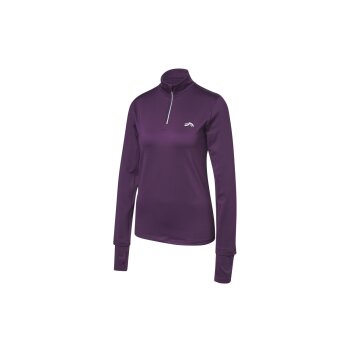 CRIVIT Damen Thermo-Funktionsshirt mit Smartwatchöffnung (violett, M(40/42)) - B-Ware neuwertig