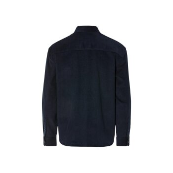 LIVERGY® Herren Cord-Freizeithemd, leger geschnitten (navy, M(39/40)) - B-Ware neuwertig