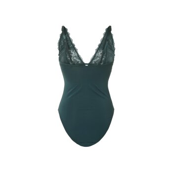 esmara® Damen Body mit Spitze (Grün, M(40/42)) - B-Ware neuwertig