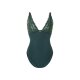 esmara® Damen Body mit Spitze (Grün, M(40/42)) - B-Ware neuwertig